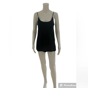 New Gucci Tom Ford sueded silk tank with slits 42